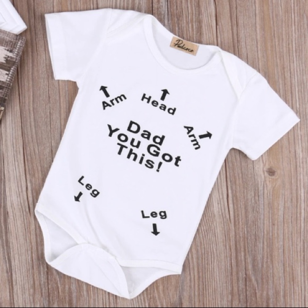 Dad You Got This Baby Shower Onesie
